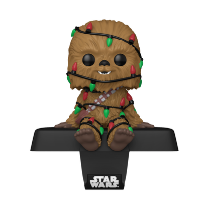 Funko Pop Star Wars  Chewie Pop! Edge Sitter Stocking Hanger