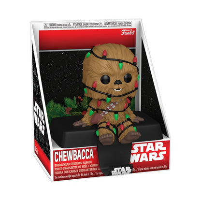 Funko Pop Star Wars  Chewie Pop! Edge Sitter Stocking Hanger