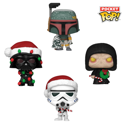 Funko Pop Star Wars Holiday Tree Box Pocket Pop! 4 Pack