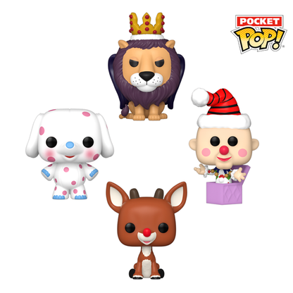 Funko Pop Rudolph Holiday Tree Box Pocket Pop! 4 Pack