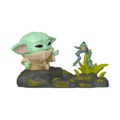 Funko Pop Star Wars Din Grogu with Frog Pop! Deluxe