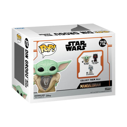 Funko Pop Star Wars Din Grogu with Armor Pop! Vinyl