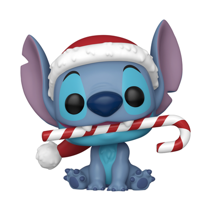 Funko Pop Lilo & Stitch Stitch with Candy Cane Holiday Pop! Vinyl