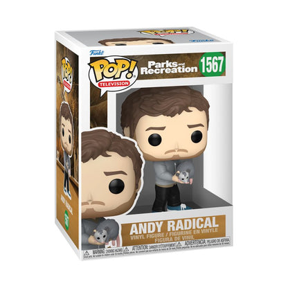 Funko Pop Parks & Recreations: 15th Anniversary Andy Radical Pop! Vinyl