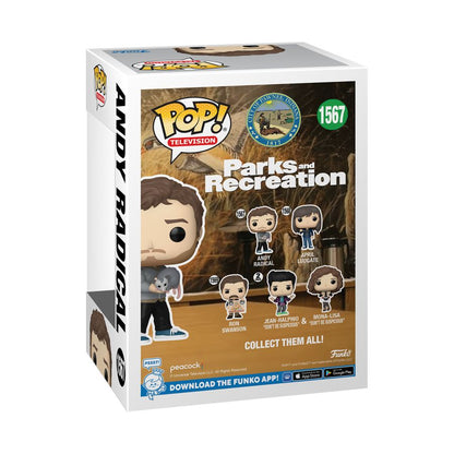 Funko Pop Parks & Recreations: 15th Anniversary Andy Radical Pop! Vinyl