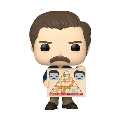 Funko Pop Parks & Recreations: 15th Anniversary Ron Swanson Pop! Vinyl