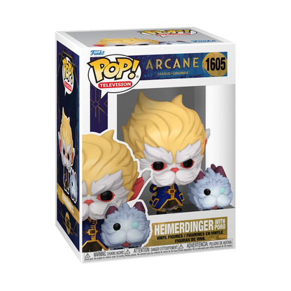 Funko Pop Arcane: League of Legends Heimerdinger with Poro Pop! Vinyl