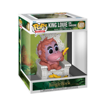 Funko Pop Jungle Book King Louie on Throne Pop! Deluxe