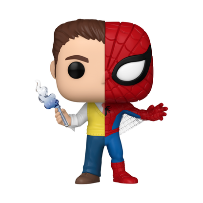 Funko Pop Marvel Comics Spider Man/Peter Parker Split Pop! Vinyl