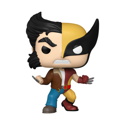 Funko Pop Marvel Comics Wolverine/Logan Split Pop! Vinyl