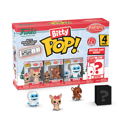 Funko Pop Rudolph  Clarice Bitty Pop! 4 Pack