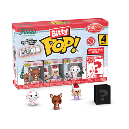 Funko Pop Rudolph  Rudolph Bitty Pop! 4 Pack