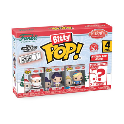 Funko Pop Rudolph  Santa Bitty Pop! 4 Pack