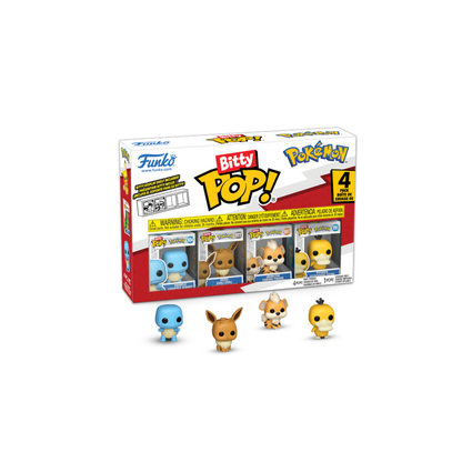 Funko Pop Pokemon Squirtle Bitty Pop! 4 Pack