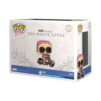 Funko Pop White Lotus Tanya McQuoid on Scooter Pop! Ride