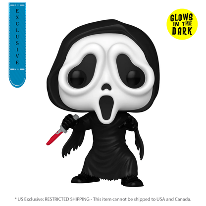Funko Pop Scream Ghostface US Exclusive Glow Pop! Vinyl [RS]