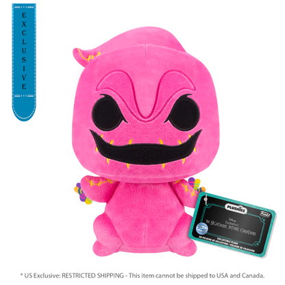 Funko Pop The Nightmare Before Christmas Oogie with Worms US Exclusive Black Light 7" Pop! Plush [RS]