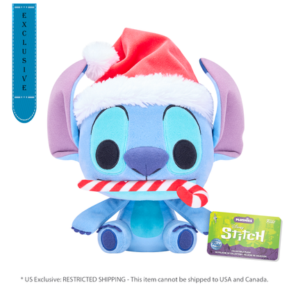 Funko Pop Lilo & Stitch Stitch with Candy Cane US Exclusive 7" Pop! Plush RS