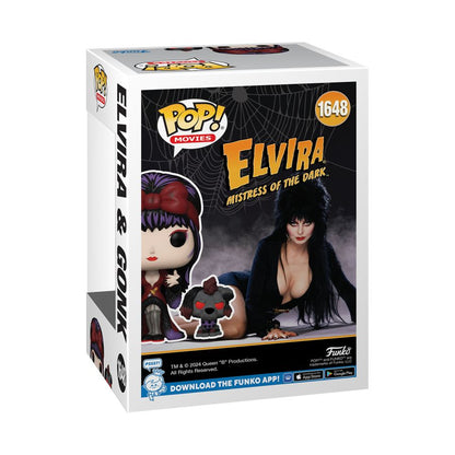 Funko Pop Elvira: Mistress of the Dark Elvira & Gonk (Moonlight) US Exclusive Pop! Vinyl [RS]