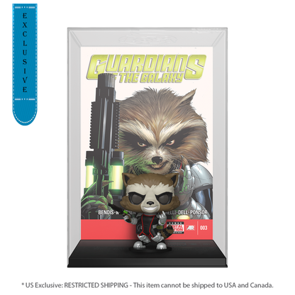 Funko Pop Guardians of the Galaxy Rocket Raccoon US Exclusive Pop! Comic Cover [RS]