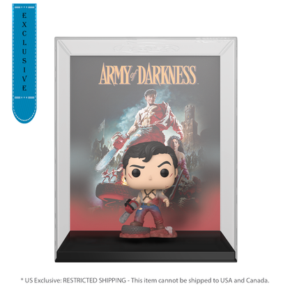 Funko Pop Army of Darkness Ash Williams US Exclusive Pop! Movie VHS Cover [RS]