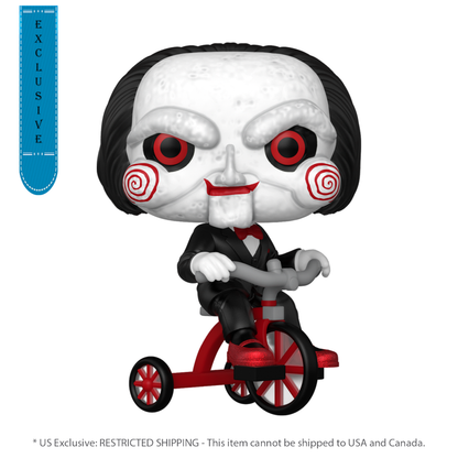 Funko Pop Saw: 10th Anniversary Billy on Tricycle US Exclusive Pop! Plus [RS]