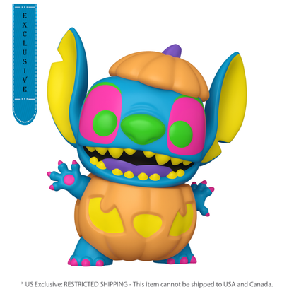 Funko Pop Lilo & Stitch Pumpkin Stitch US Exclusive Blacklight Pop! Vinyl [RS]