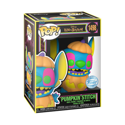 Funko Pop Lilo & Stitch Pumpkin Stitch US Exclusive Blacklight Pop! Vinyl [RS]