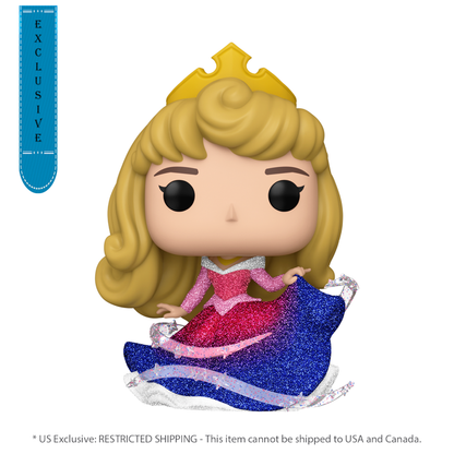 Funko Pop Sleeping Beauty Aurora Sleeping US Exclusive Diamond Glitter Pop! Vinyl [RS]