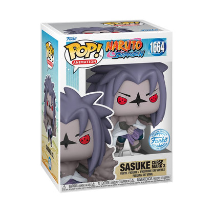 Funko Pop Naruto Sasuke (Curse Mark 2) US Exclusive Pop! Vinyl [RS]