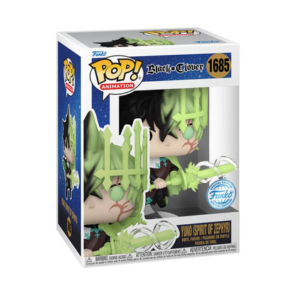 Funko Pop Black Clover Yuno (Spirit of Zephyr) US Exclusive Pop! Vinyl [RS]