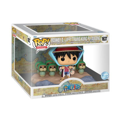 Funko Pop One Piece Luffy Train Kung Fu Dugong Pop! Vinyl Moment [RS]