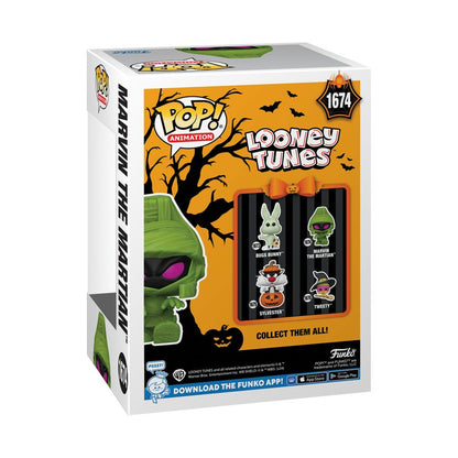 Funko Pop Looney Tunes: Halloween Marvin Mummy US Exclusive Glow Pop! Vinyl [RS]