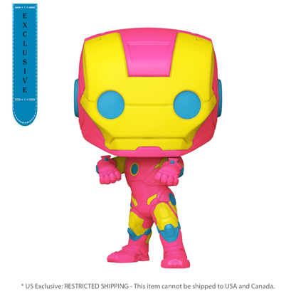 Funko Pop Marvel Comics Iron Man MkIII (Infinity Saga) US Exclusive Black Light Pop! Vinyl [RS]