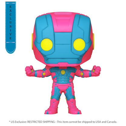 Funko Pop Marvel Comics Iron Man MkV (Infinity Saga) US Exclusive Black Light Pop! Vinyl [RS]