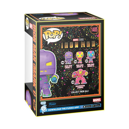 Funko Pop Marvel Comics Iron Man MkI (Infinity Saga) US Exclusive Black Light Pop! Vinyl [RS]