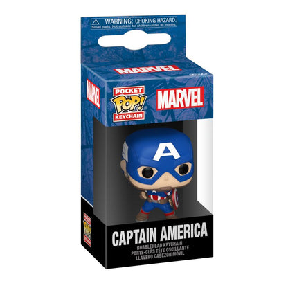 Funko Pop Marvel Comics Captain America New Classics Pop! Keychain