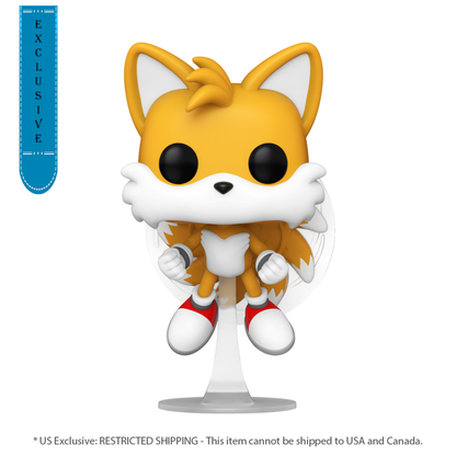 Funko Pop Sonic the Hedgehog Tails (Flying) US Exclusive (with chase) Pop! Vinyl [RS]