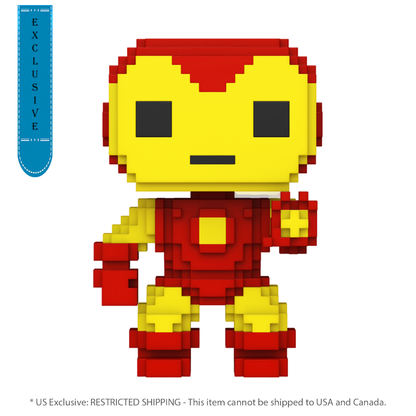 Funko Pop Marvel Comics: 8 Bit Iron Man 8 Bit US Exclusive Pop! Vinyl [RS]