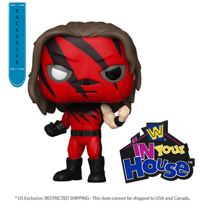 Funko Pop WWE Kane (with Pin) US Exclusive Pop! Vinyl [RS]