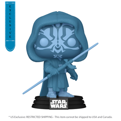 Funko Pop Star Wars: Darkside Darth Maul (Hologram) US Exclusive Glow Pop! Vinyl [RS]