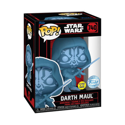 Funko Pop Star Wars: Darkside Darth Maul (Hologram) US Exclusive Glow Pop! Vinyl [RS]