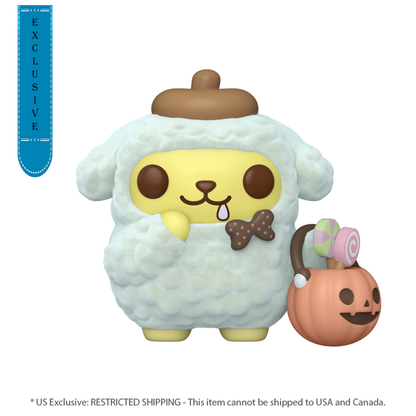 Funko Pop Hello Kitty Pompompurin (Halloween) US Exclusive Flocked Pop! Vinyl [RS]