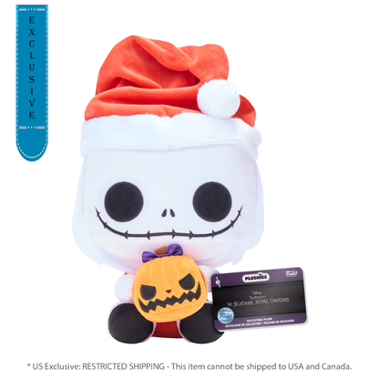 Funko Pop The Nightmare Before Christmas Santa Jack with Jack o lantern US Exclusive 7" Pop! Plush [RS]