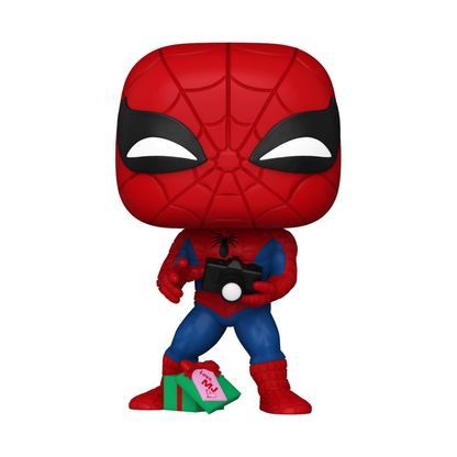 Funko Pop Marvel Comics Spider Man Holiday Pop! Vinyl