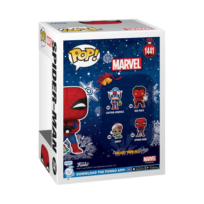 Funko Pop Marvel Comics Spider Man Holiday Pop! Vinyl