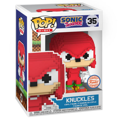 Funko Pop Sonic the Hedgehog Knuckles 8 Bit US Exclusive Pop! Vinyl [RS]