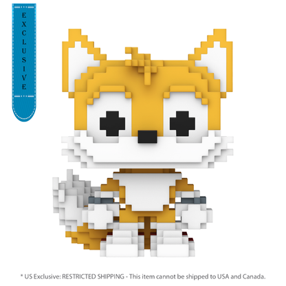 Funko Pop Sonic the Hedgehog Tails 8 Bit US Exclusive Pop! Vinyl [RS]