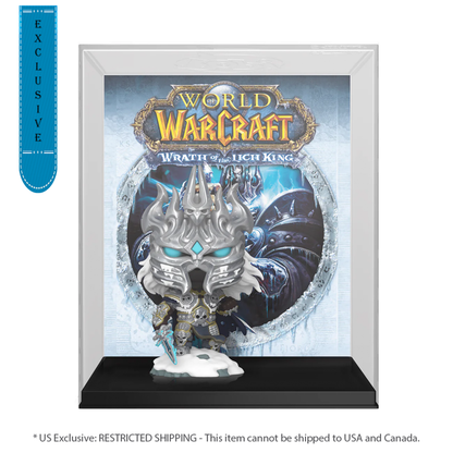 Funko Pop World of Warcraft: Wrath of the Lich King The Lich King US Exclusive Glow Pop! Game Cover [RS]
