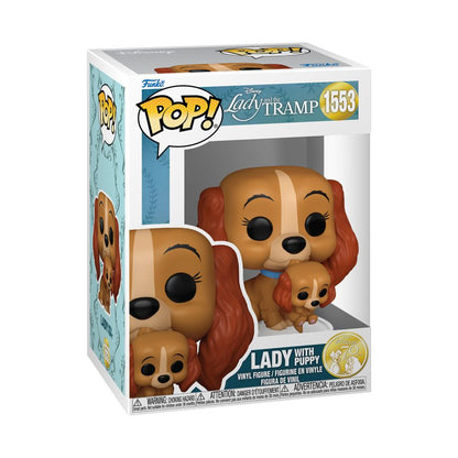 Funko Pop Lady & The Tramp: 70th Anniversary Lady with Puppy Pop! Vinyl